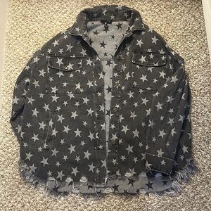 Gray/Star Jean Jacket